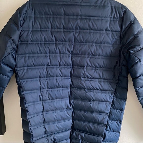 COLUMBIA Duck Down Navy Blue Full Zip Puffer Jacket Size L - Picture 7 of 11